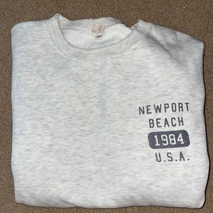 John Galt/ Brandy Melville grey sweatshirt